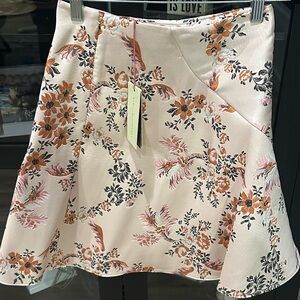 🆕 NWT STELLA MCCARTNEY PINK SATIN MINI SKIRT IT 34 UK 2